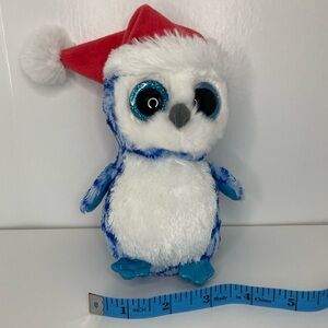 Ty Beanie Boos "Icicles" the Holiday Owl plush toy